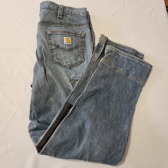 Carhartt Other - Mens Carhartt Carpenter Jeans With Knee Pad Pockets 36x34 Workwear Rugged